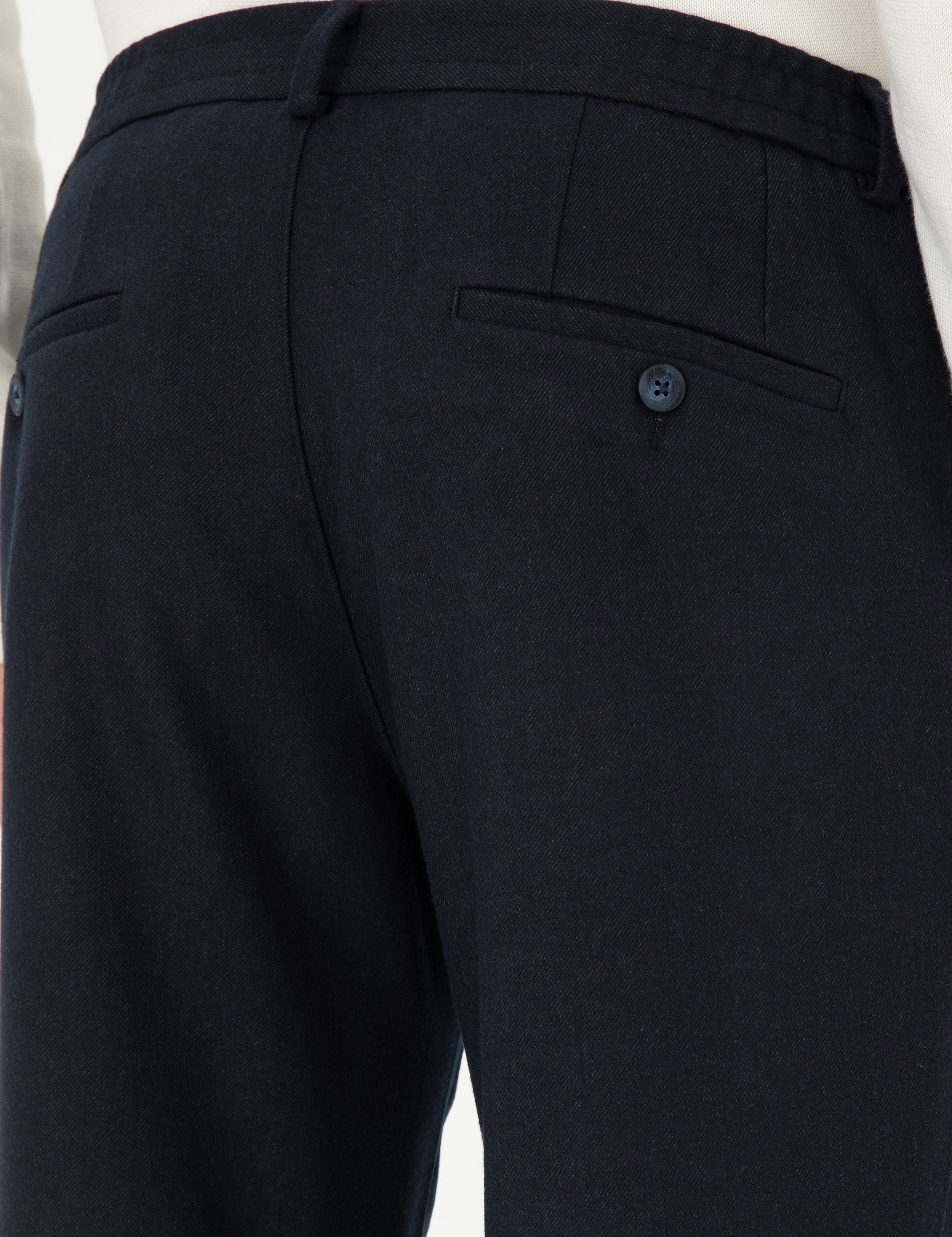 Lacivert Ex. Slim Fit Kumaş Pantolon - Image 6