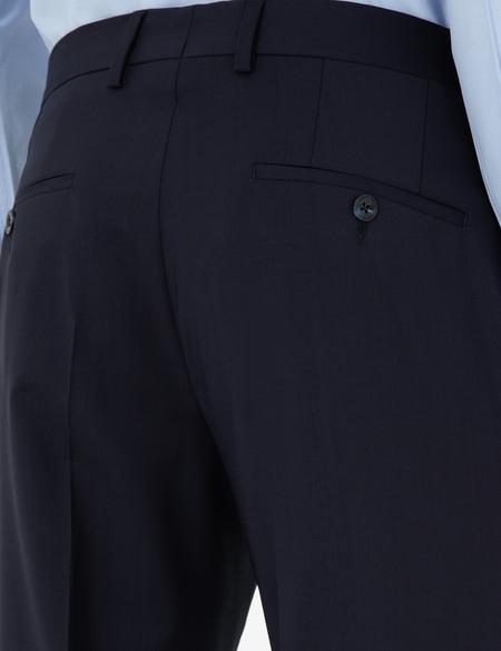 Lacivert Slim Fit Yün Kumaş Pantolon - 50296536006