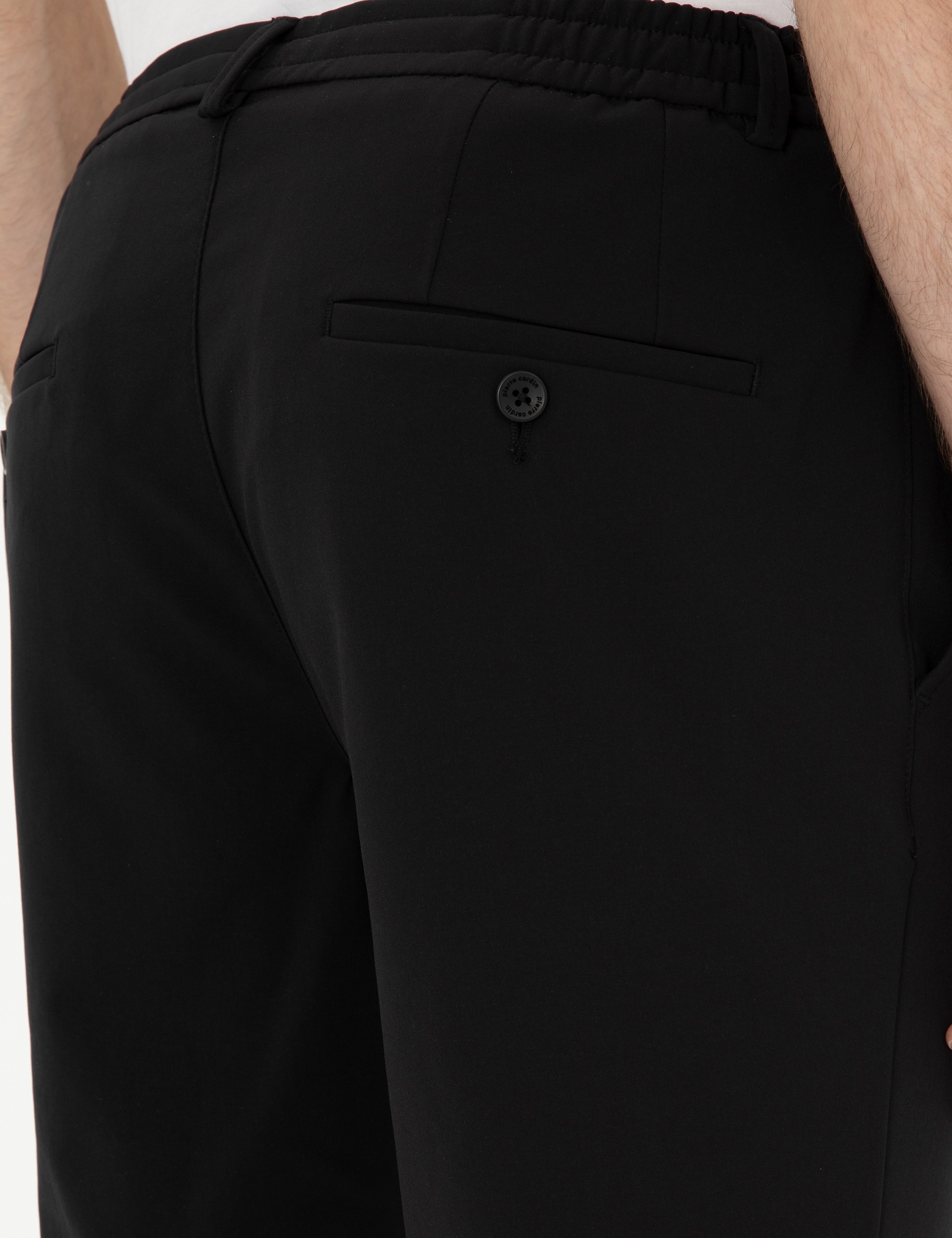 Siyah Klasik Jogger Pantolon
