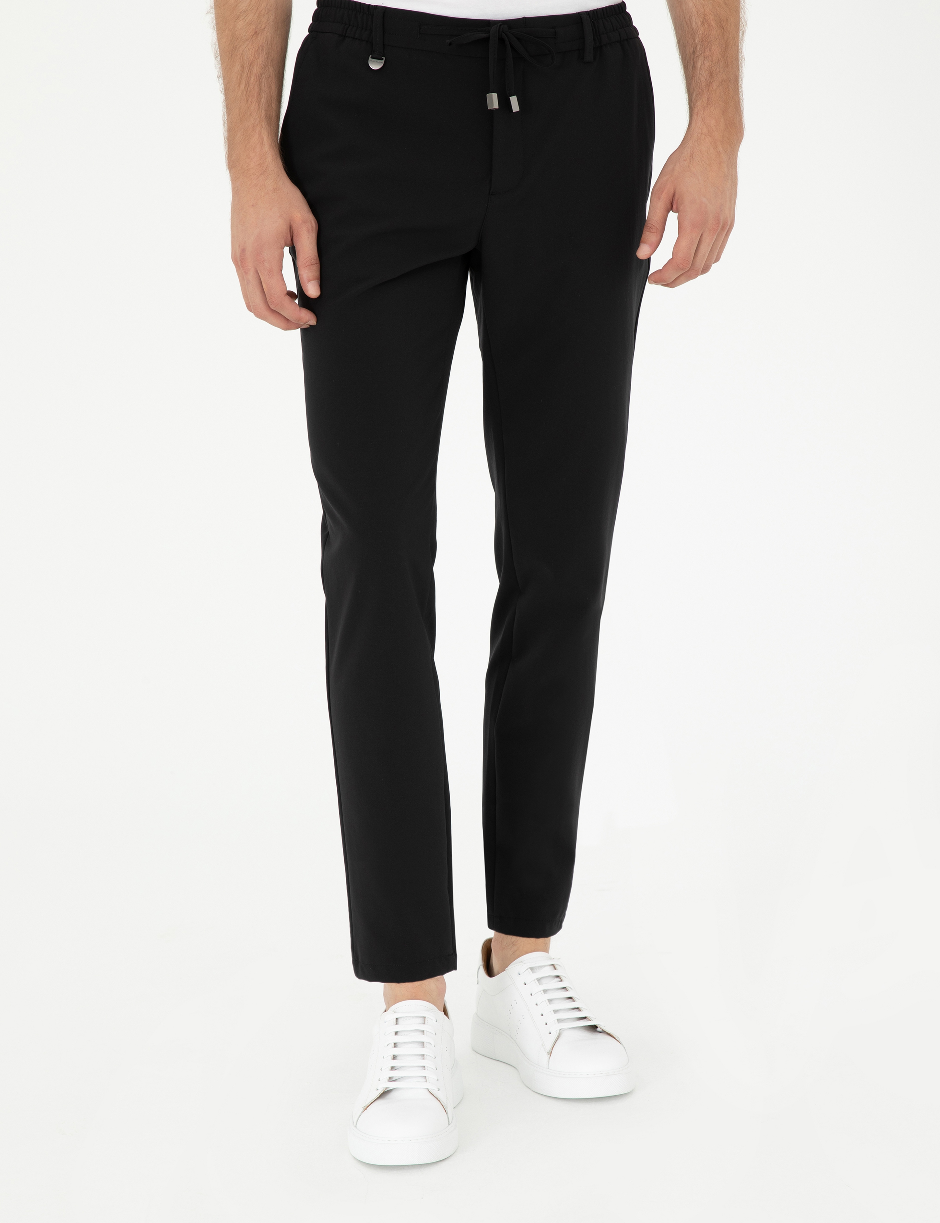 Siyah Klasik Jogger Pantolon