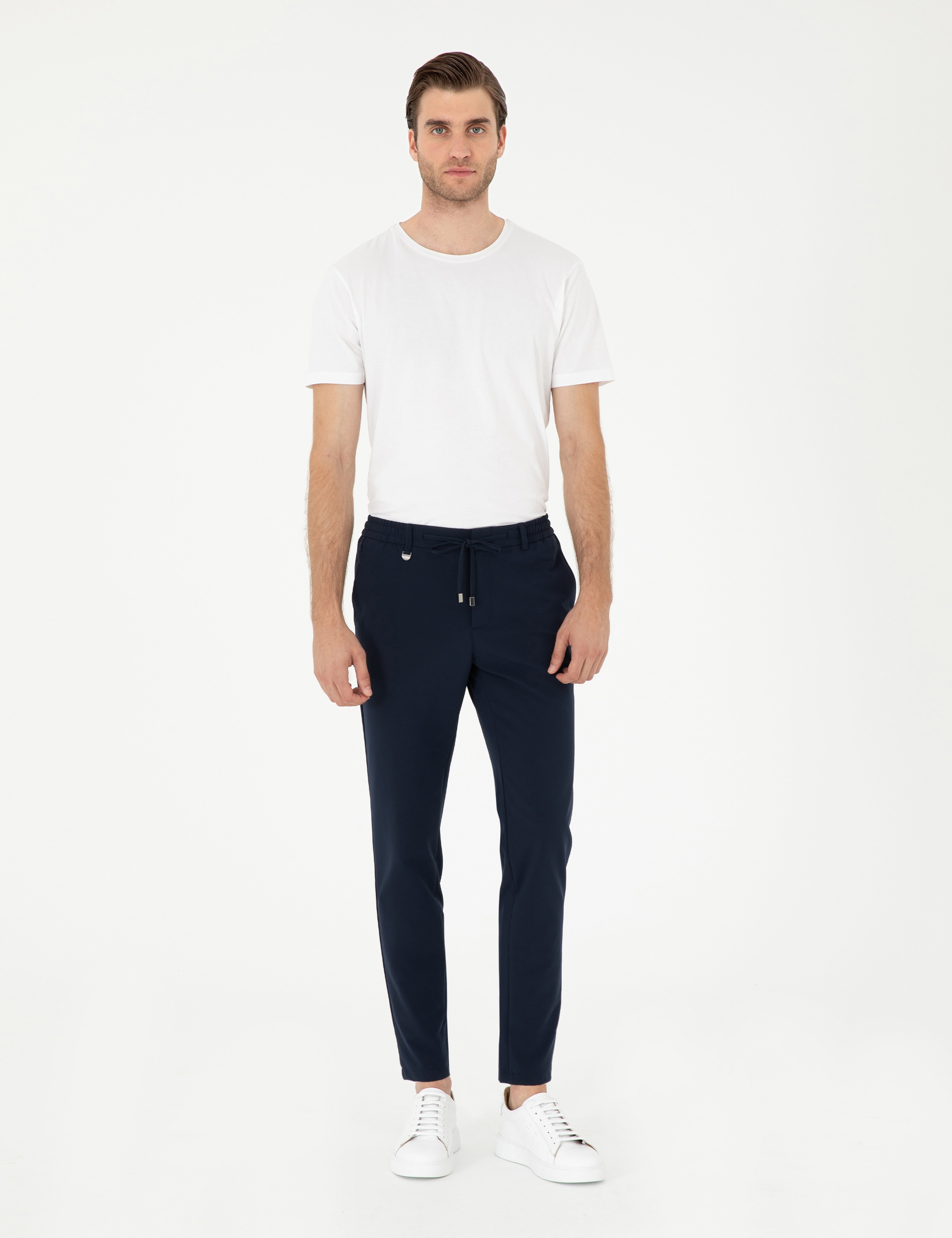 Lacivert Klasik Jogger Pantolon - Image 1