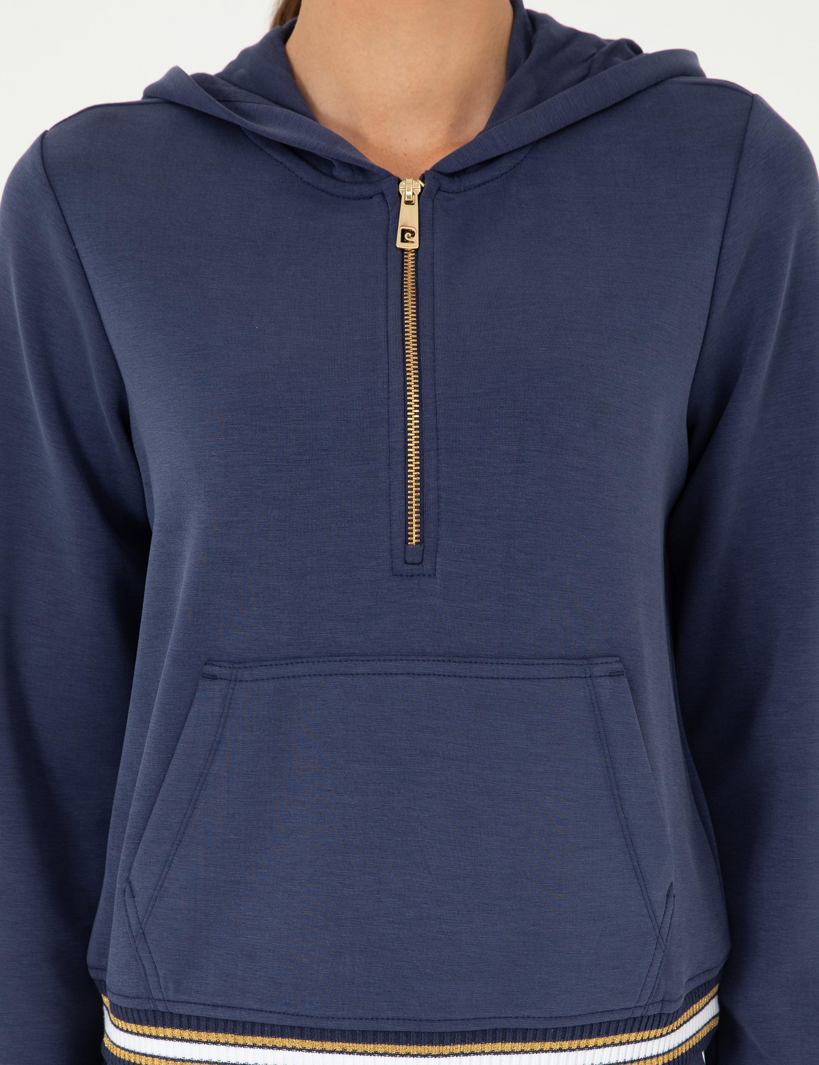 Lacivert Regular Fit Sweatshirt