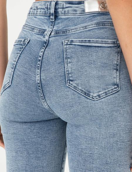 Açık Mavi Skinny Fit Jean Pantolon - 50293547011