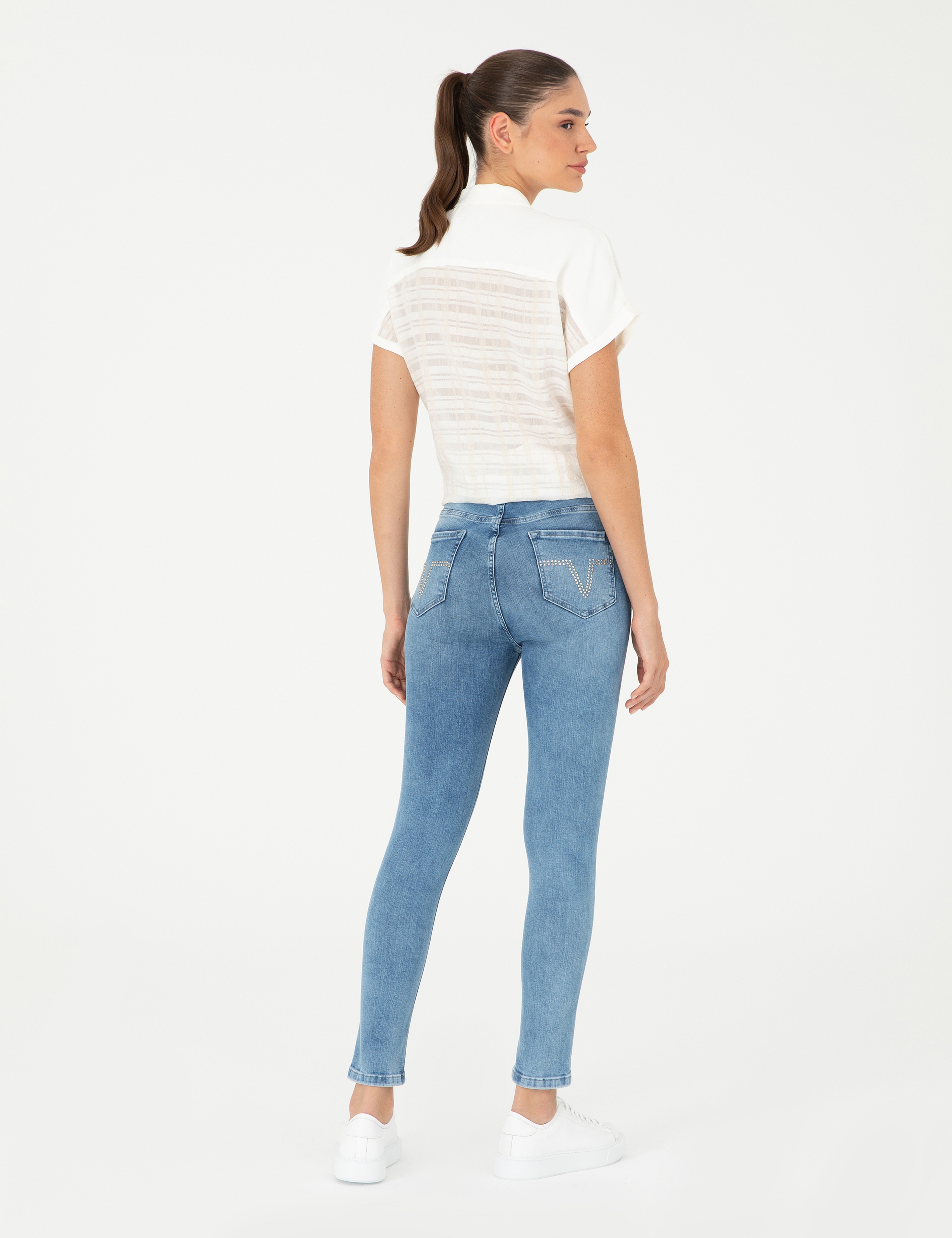 Mavi Skinny Fit Jean Pantolon - Image 4