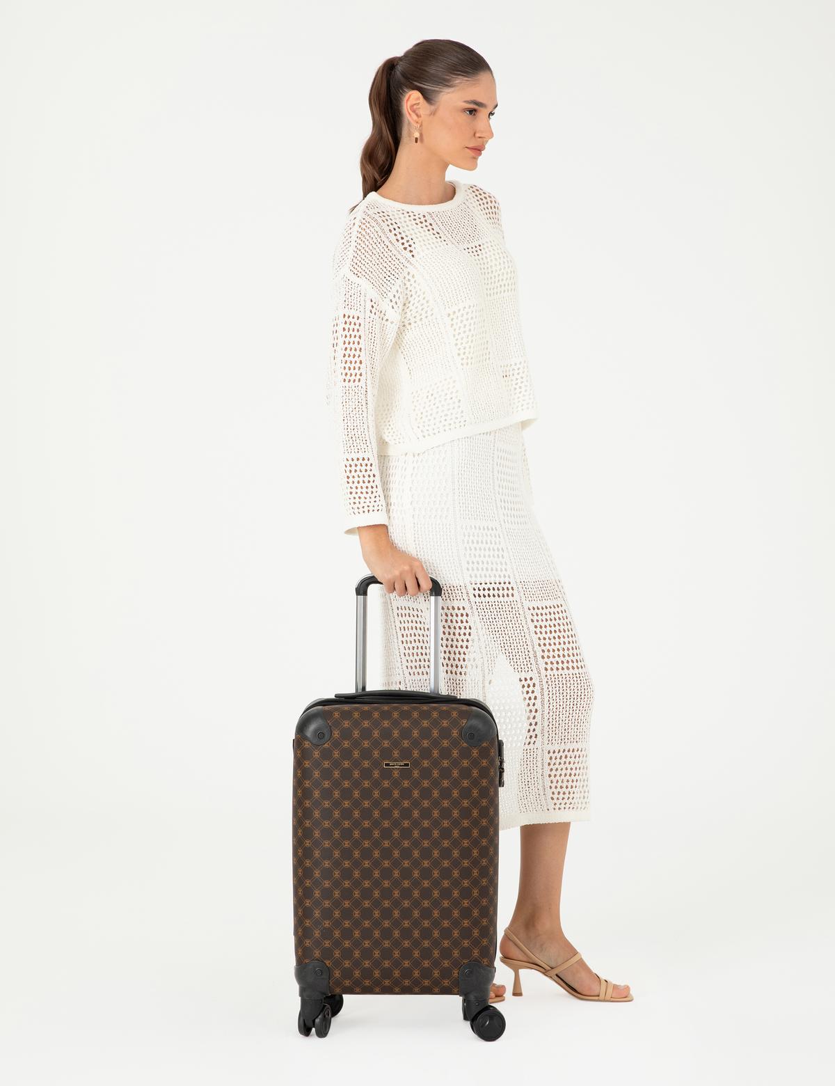 Kahverengi Kabin Boy Valiz