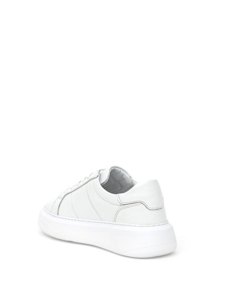 Beyaz Deri Snekaer - 50300070001