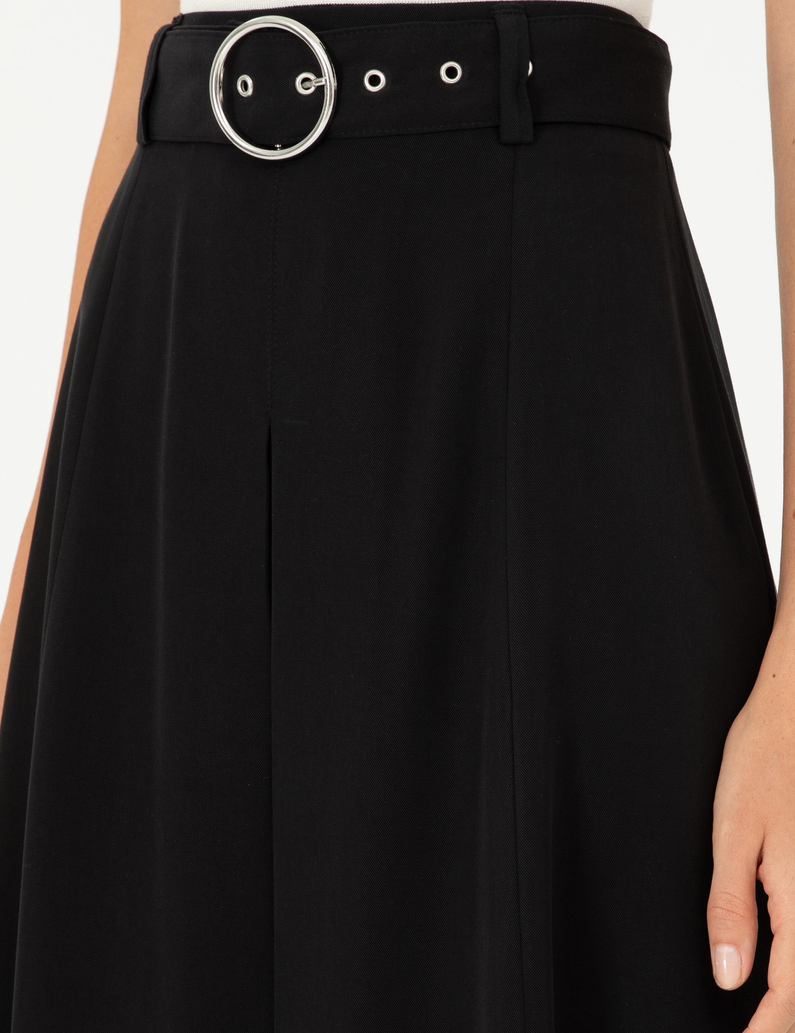 Siyah A Kesim Dokuma Etek