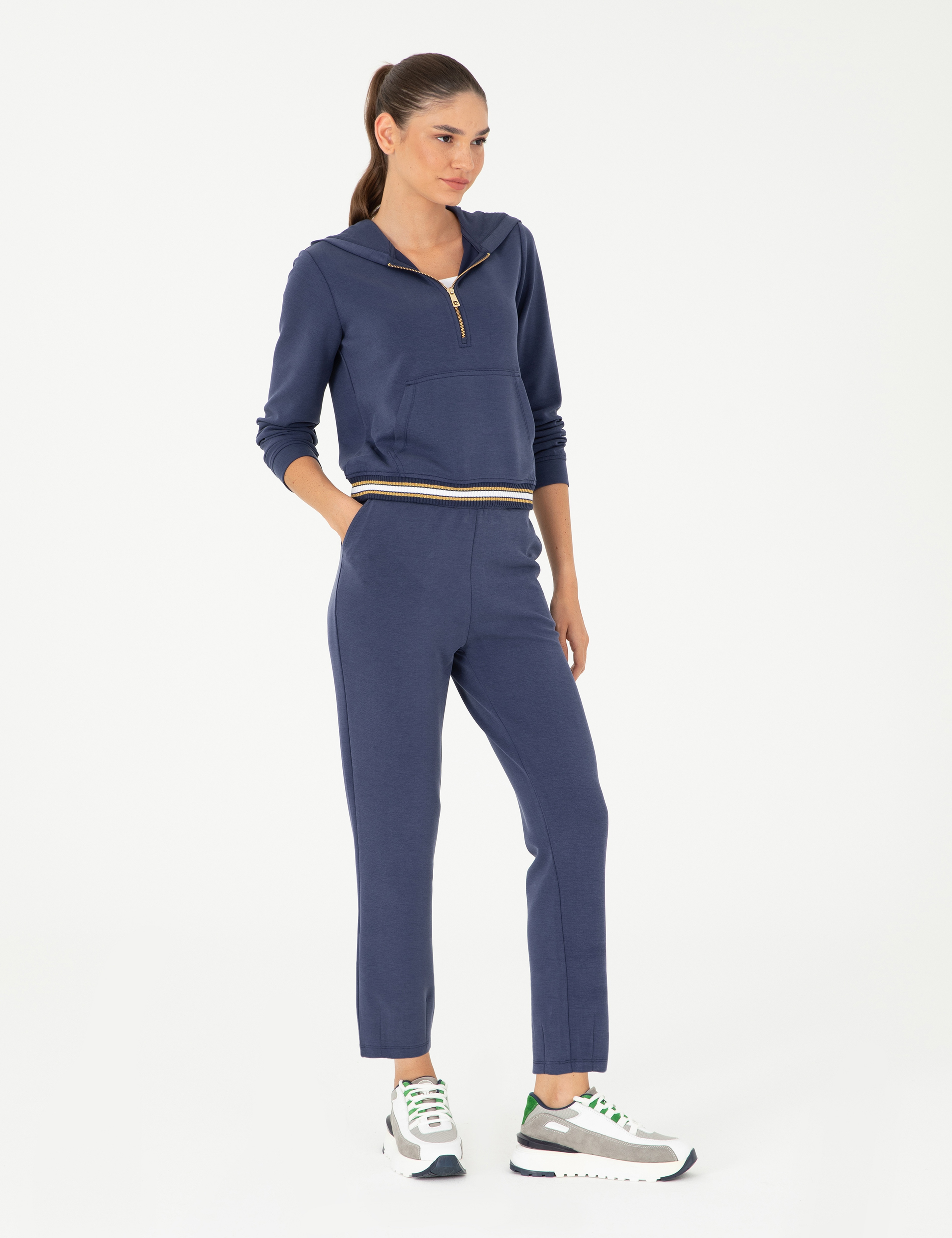 Lacivert Regular Fit Eşofman Altı - Image 3
