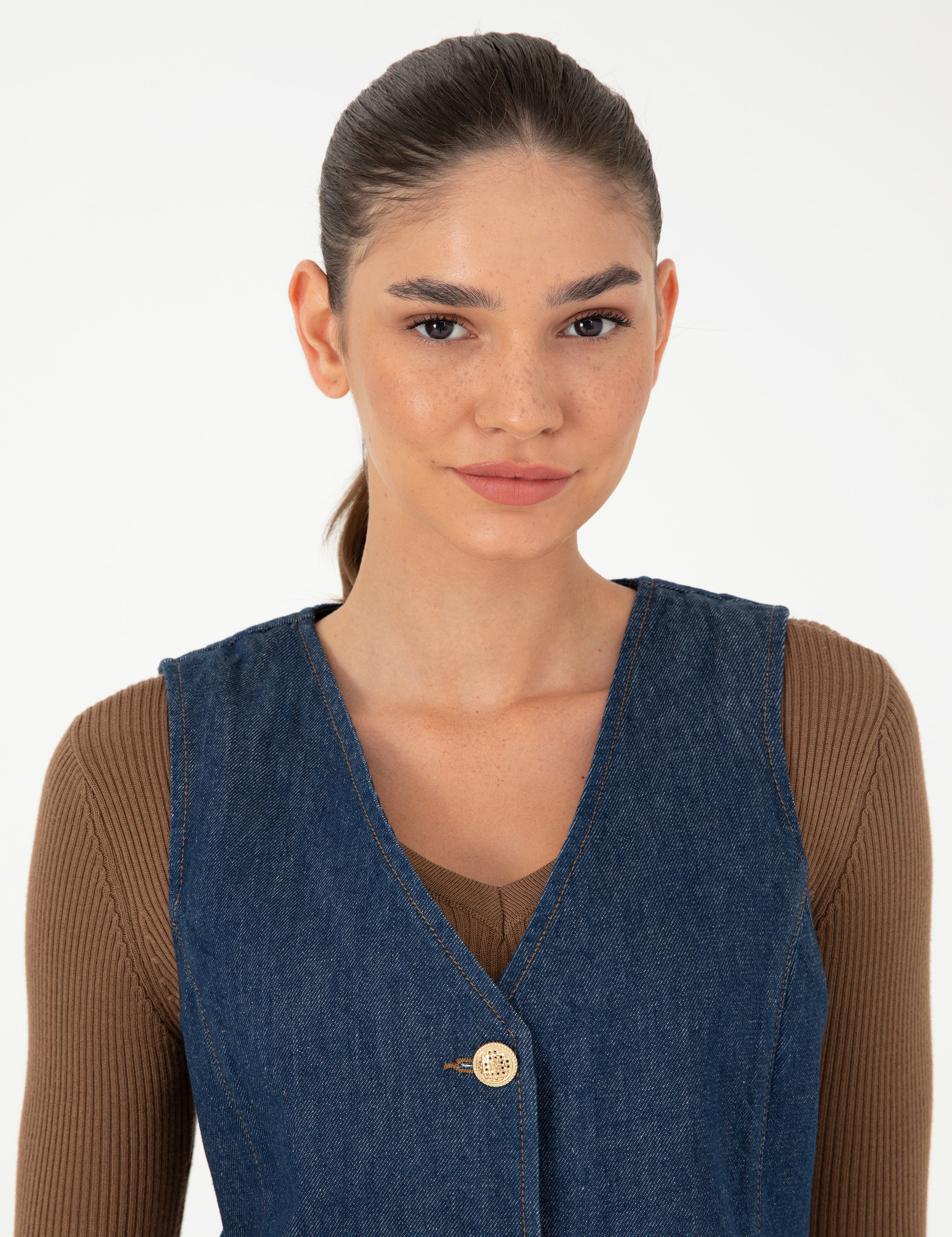 İndigo Slim Fit Yelek - Image 2