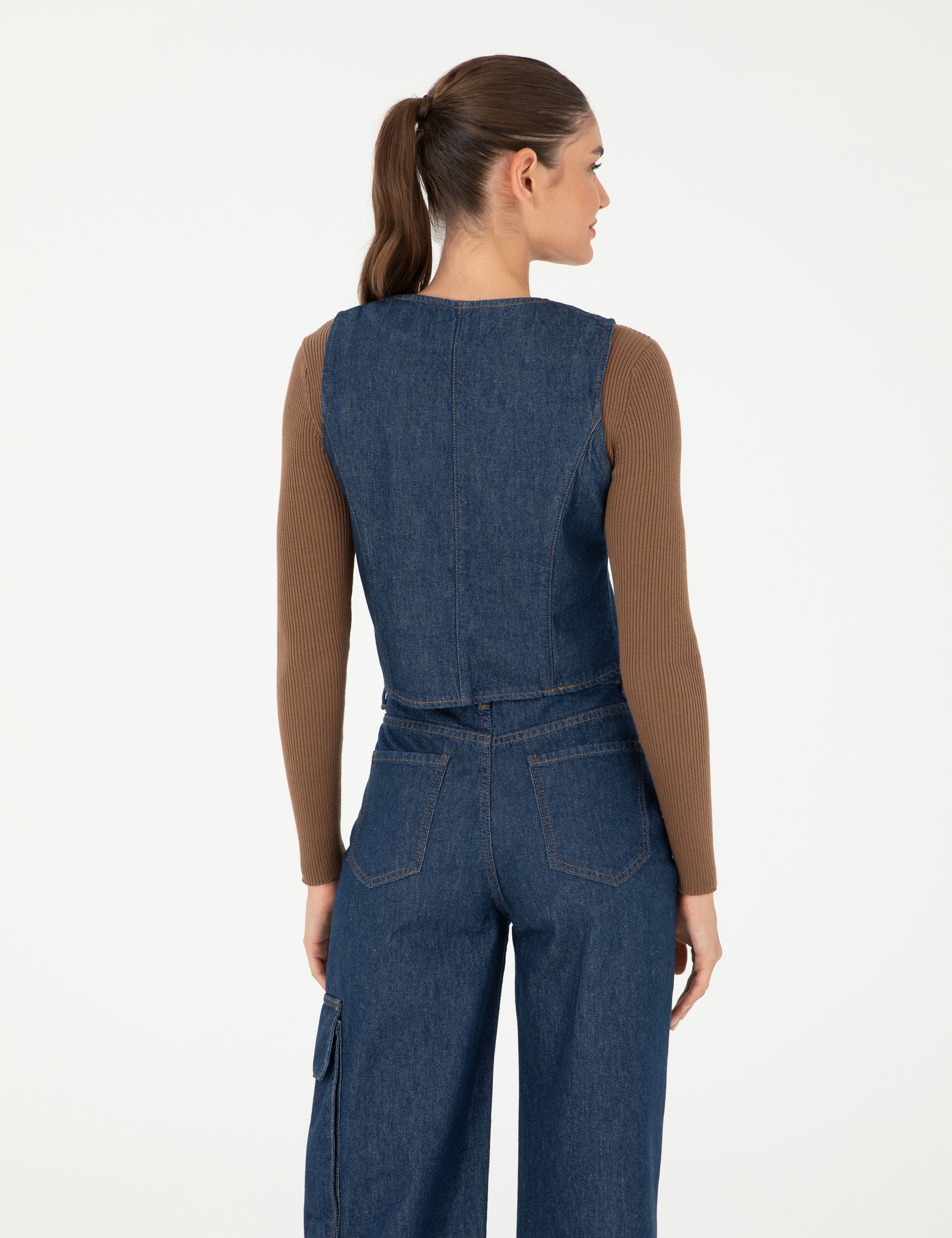 İndigo Slim Fit Yelek - Image 5