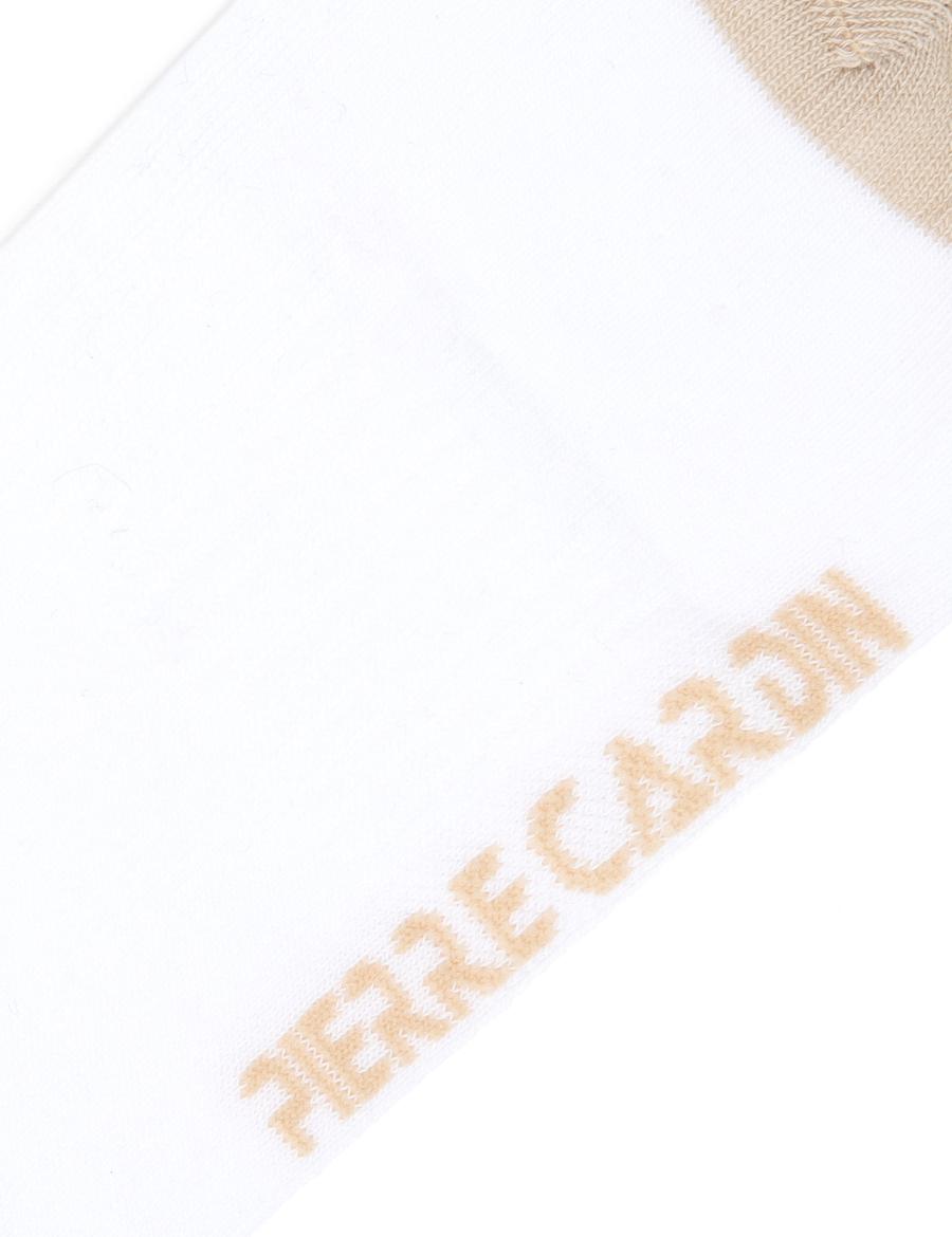 Erkek Pamuk Karışımlı Bej Patik Desenli Çorap