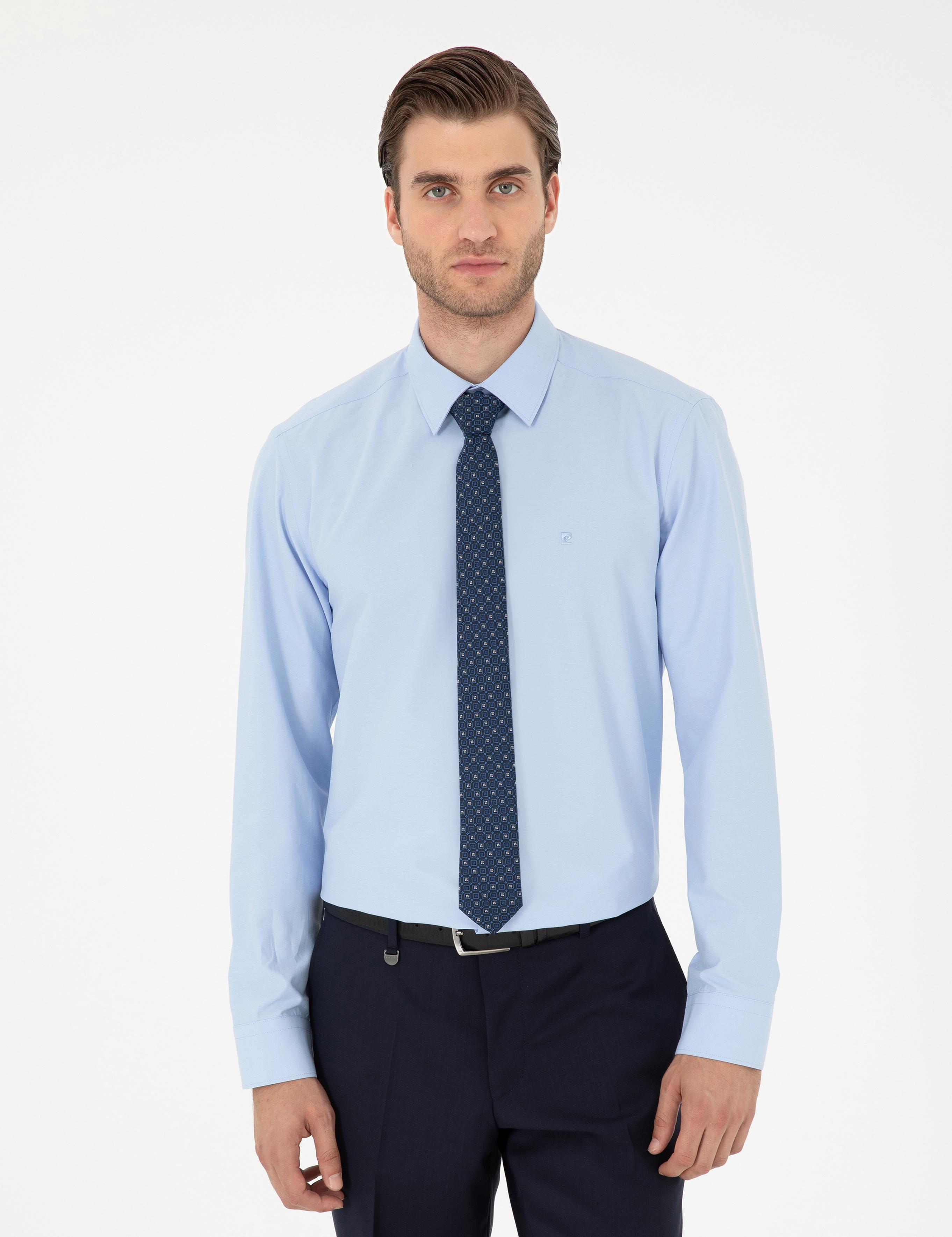 Mavi Slim Fit Uzun Kollu Basic Gömlek