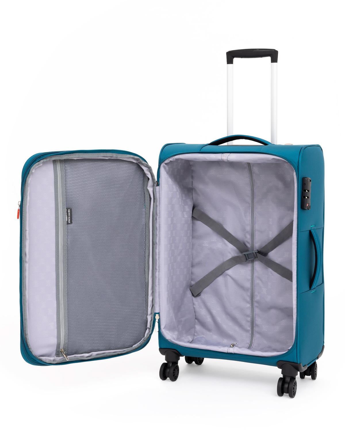 Mavi Orta Boy Kumaş Valiz - 50293598003