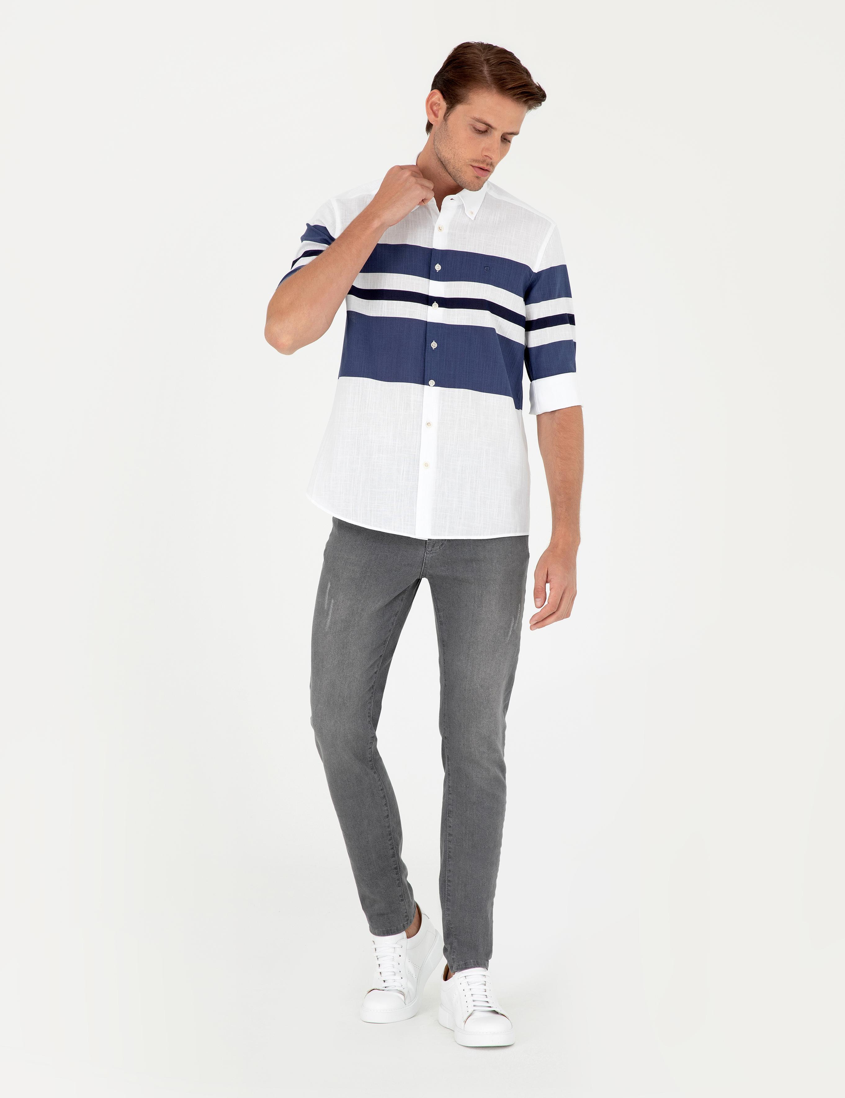 Açık Mavi Regular Fit Uzun Kollu Gömlek