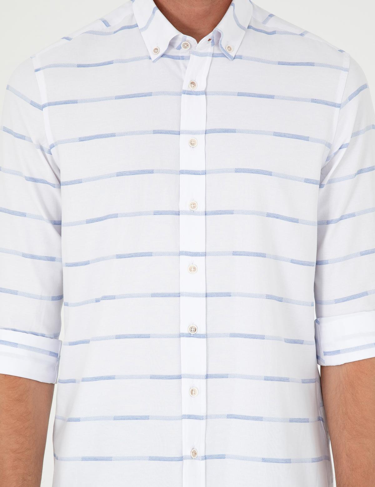 Mavi Slim Fit Uzun Kollu Gömlek - 50296902005