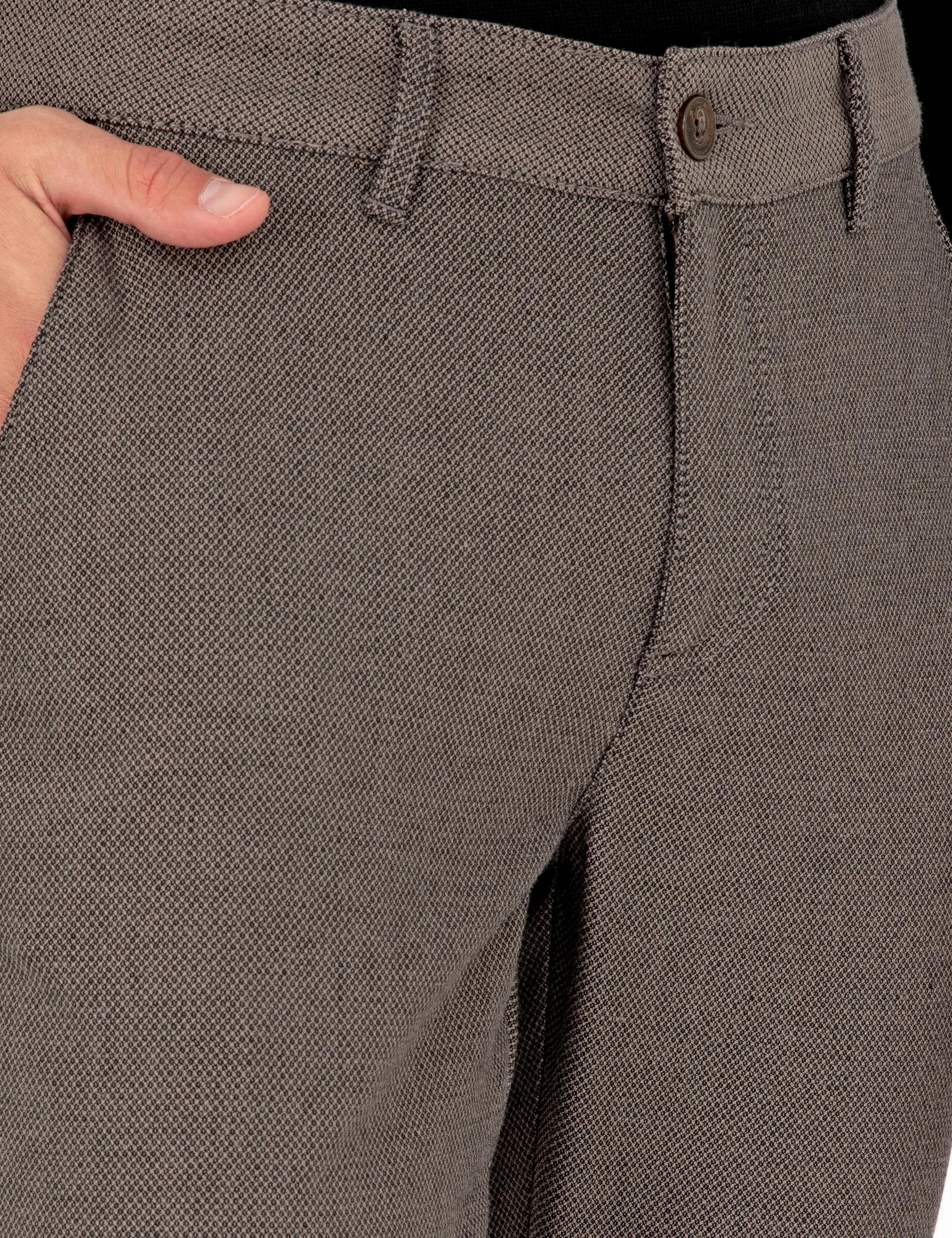 Kahverengi Slim Fit Kanvas Pantolon