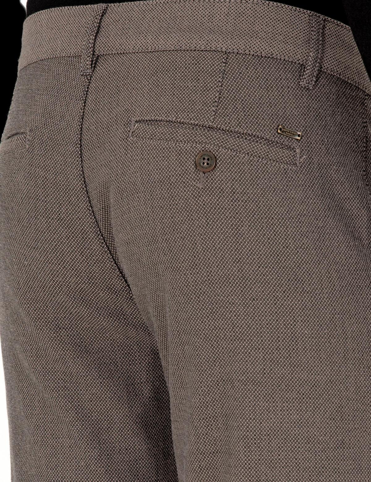 Kahverengi Slim Fit Kanvas Pantolon - 50299527065