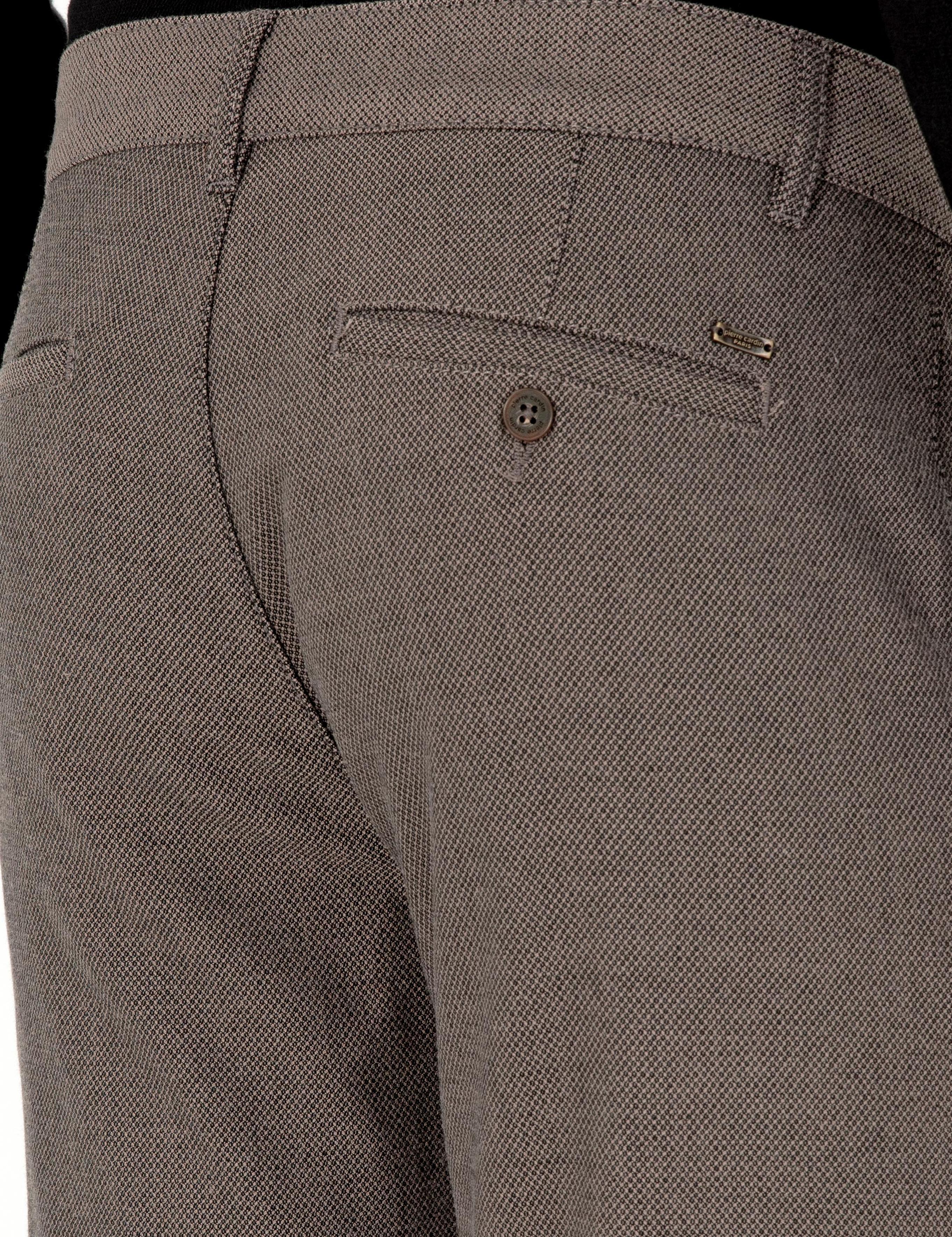 Kahverengi Slim Fit Kanvas Pantolon