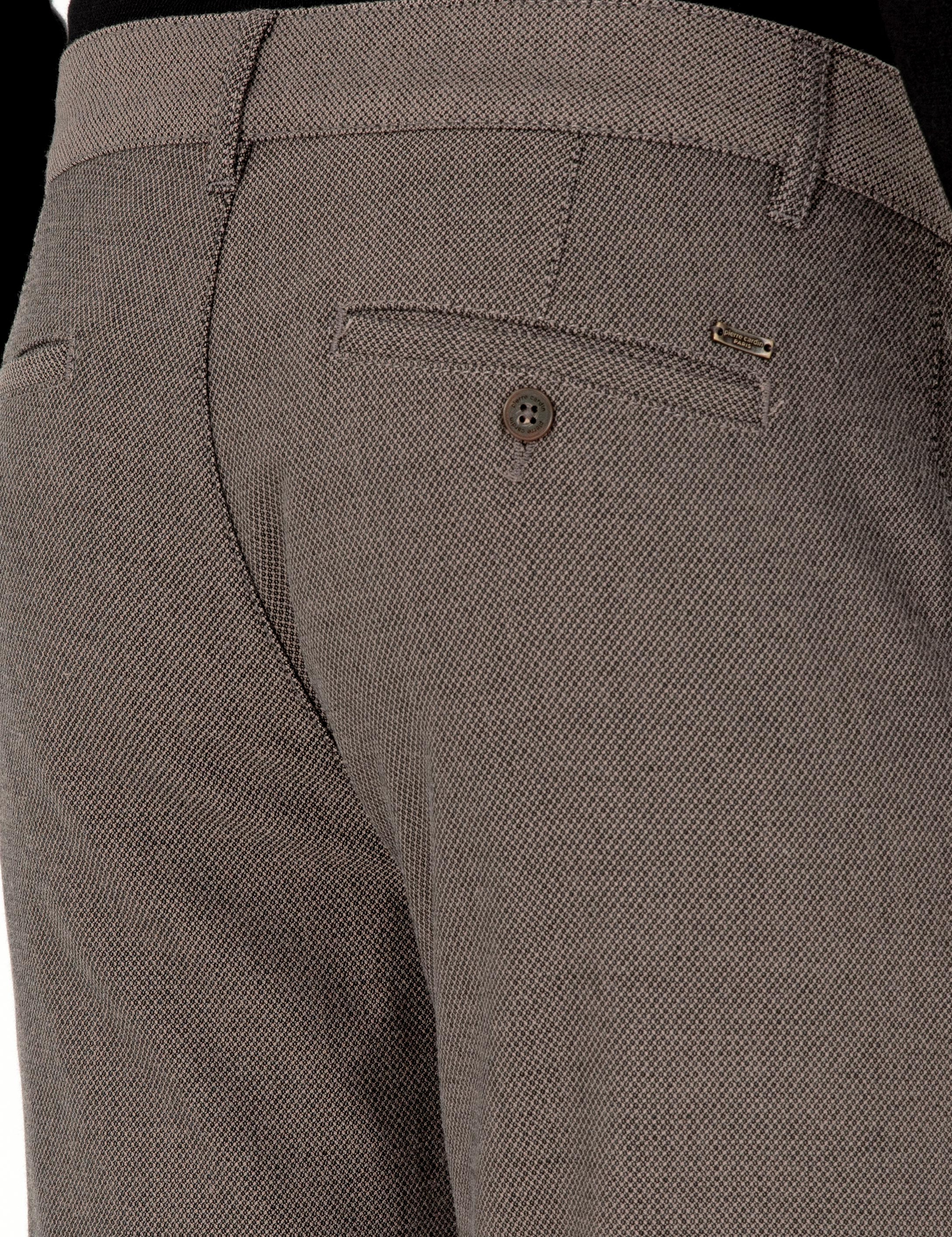 Kahverengi Slim Fit Kanvas Pantolon - Image 6