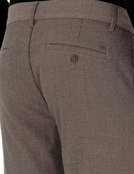 Kahverengi Slim Fit Kanvas Pantolon - 50299527065