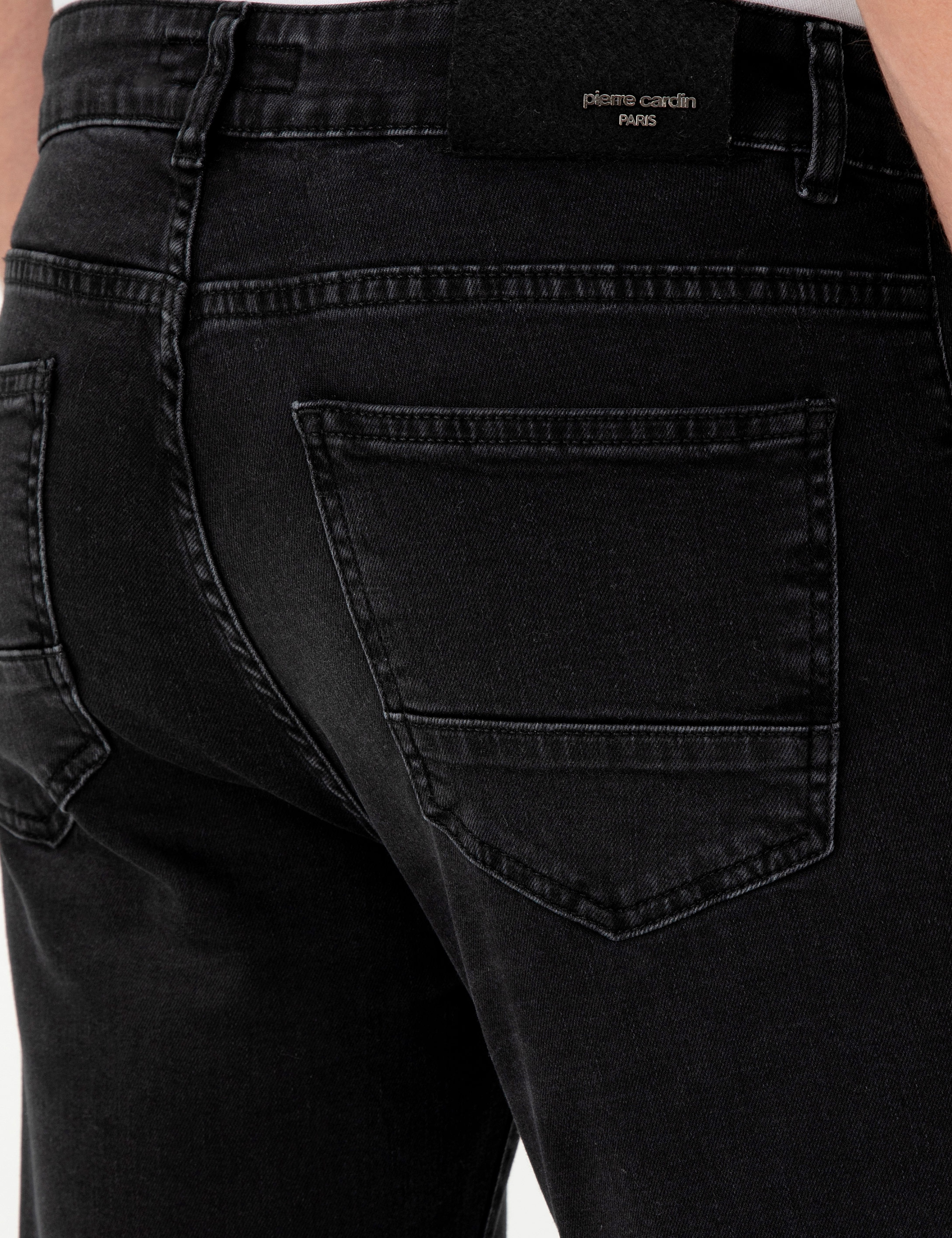 Antrasit Slim Fit Jean Pantolon - Image 3