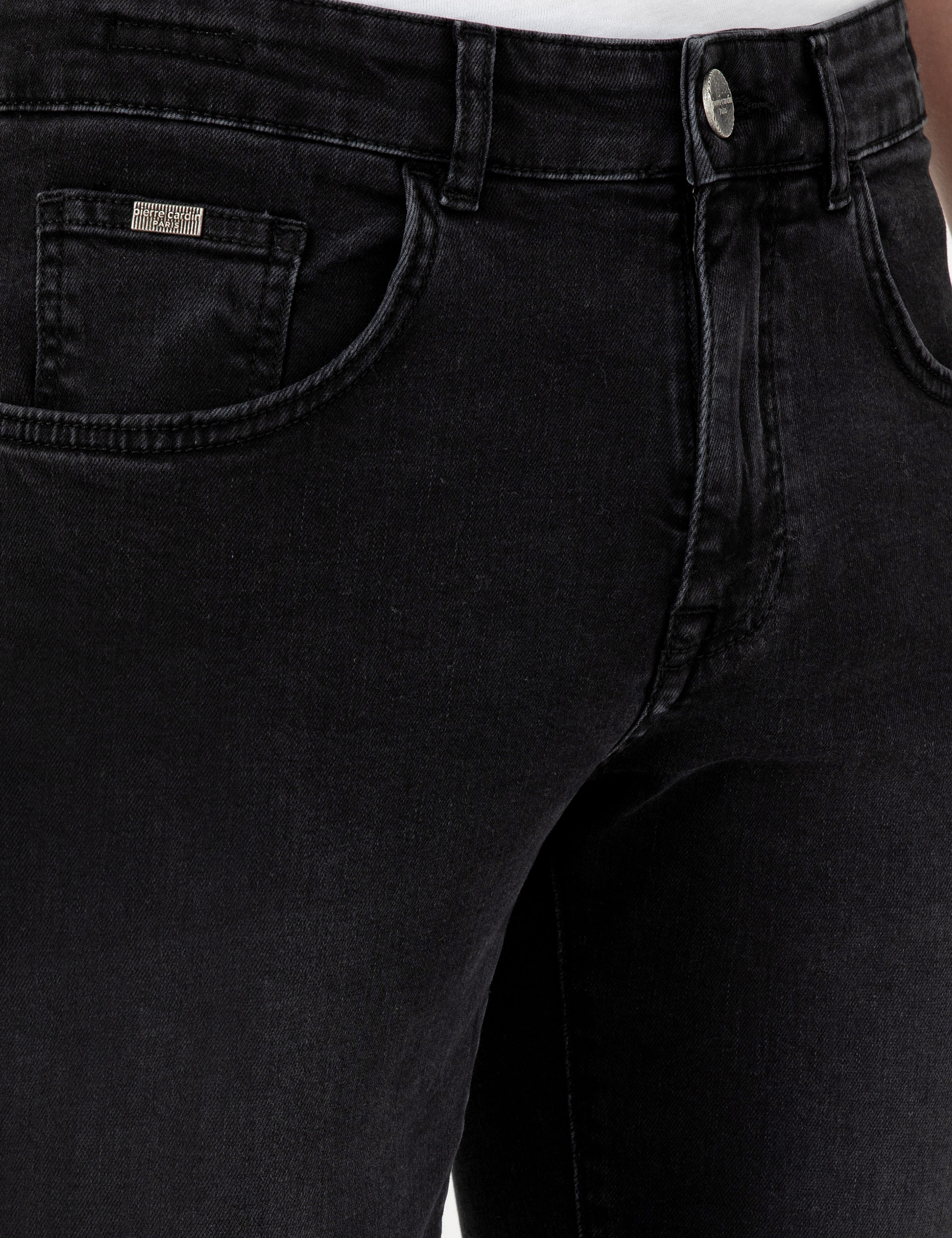 Antrasit Slim Fit Jean Pantolon - Image 6