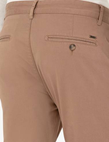 Vizon Slim Fit Basic Kanvas Pantolon