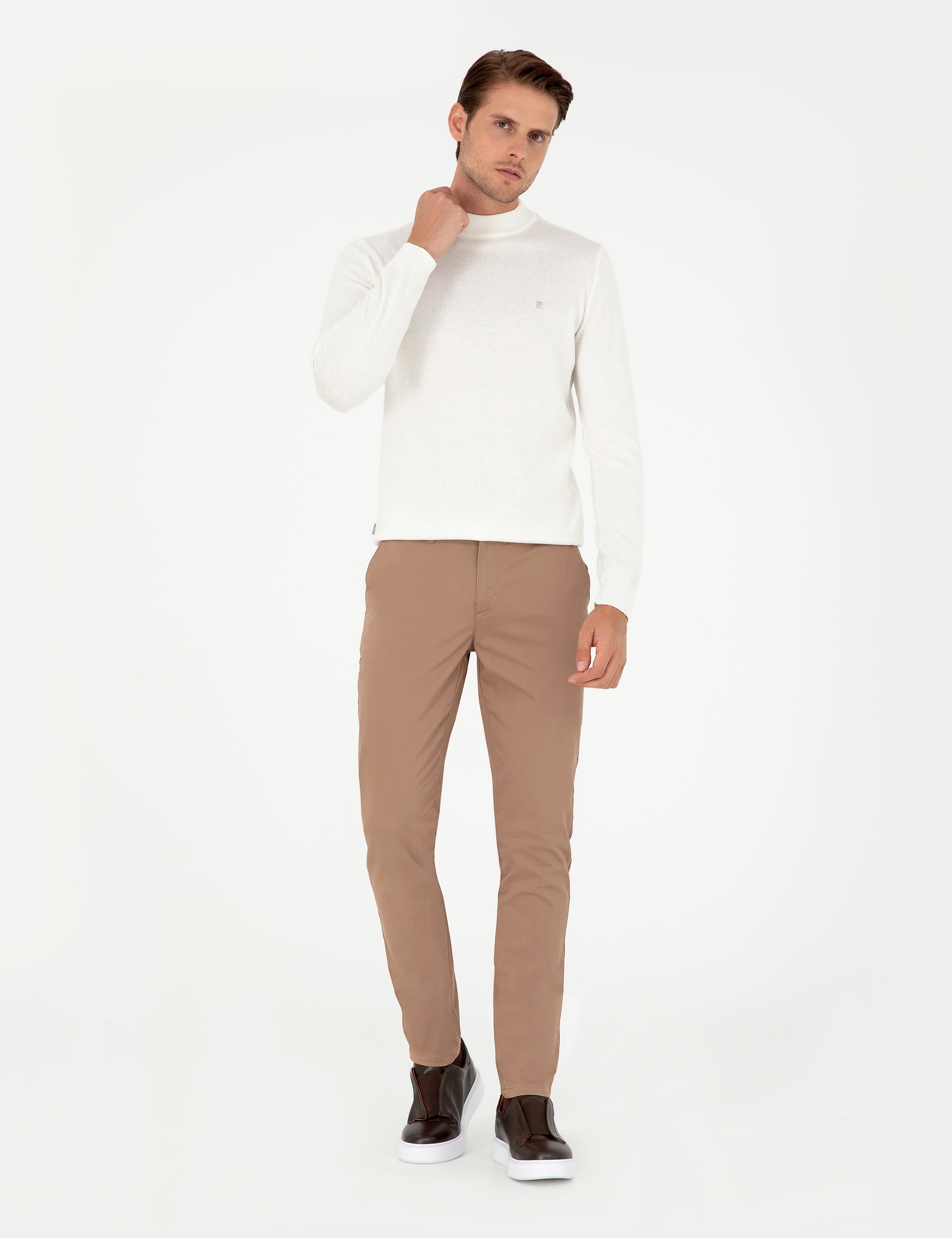 Vizon Slim Fit Basic Kanvas Pantolon