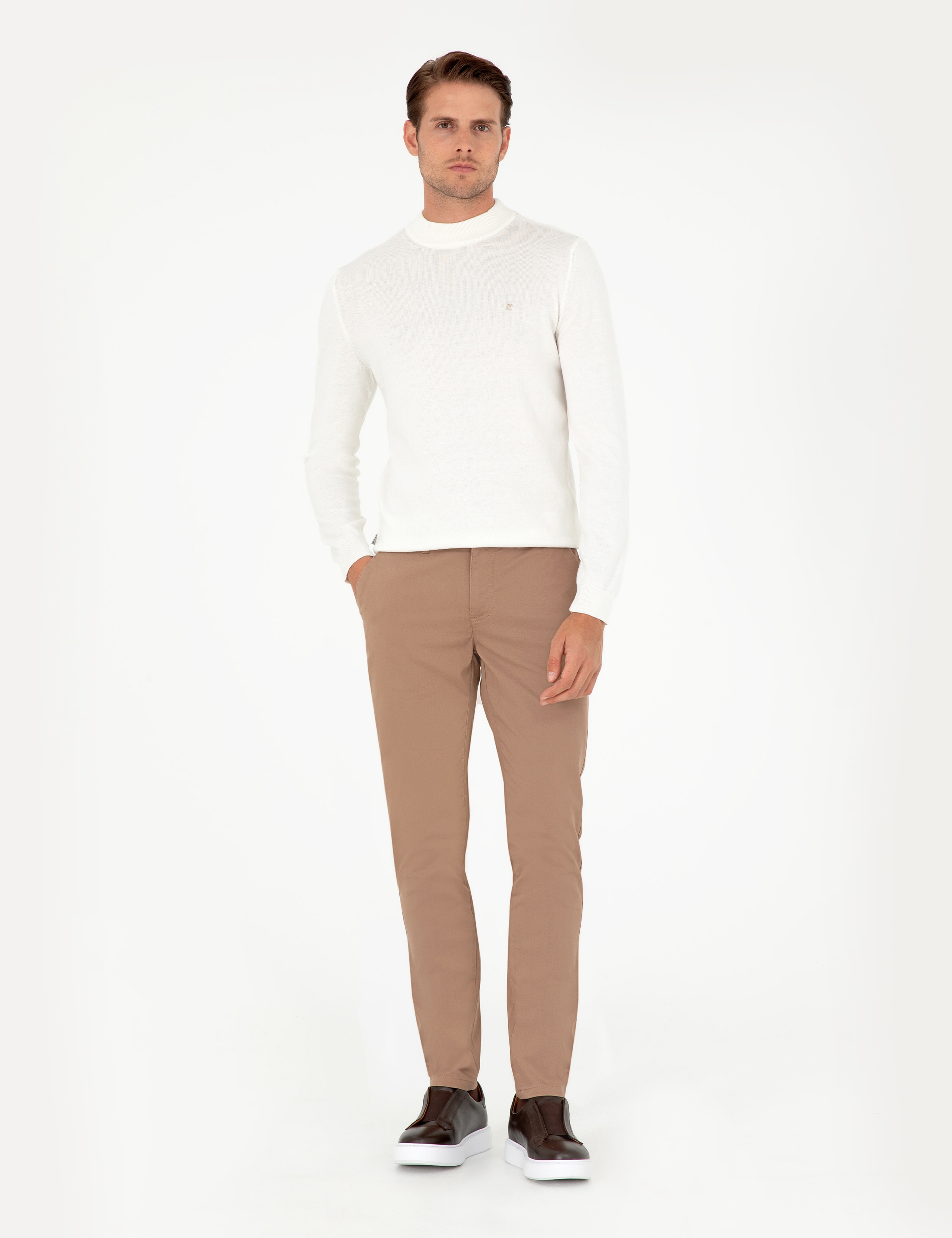 Vizon Slim Fit Basic Kanvas Pantolon
