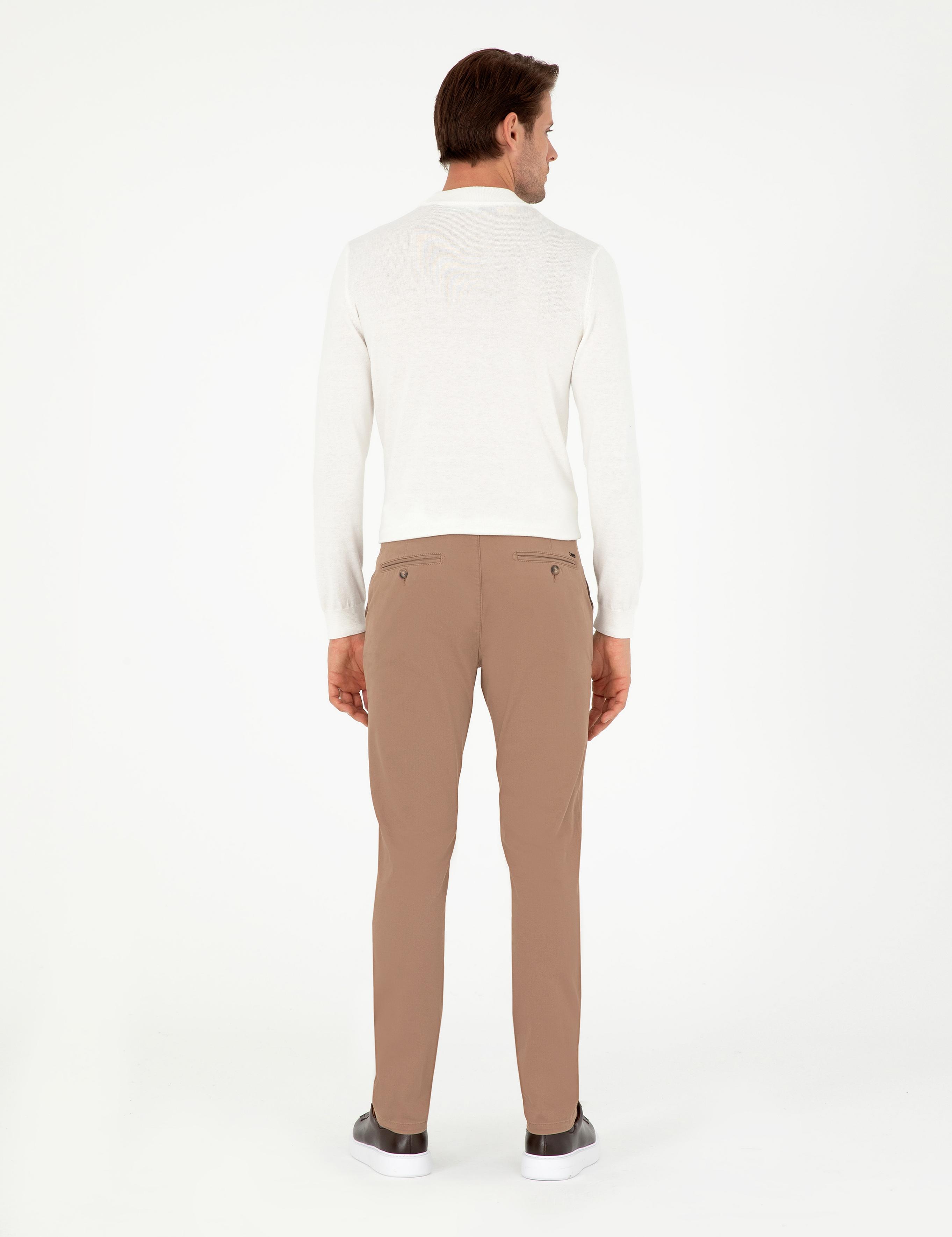 Vizon Slim Fit Basic Kanvas Pantolon