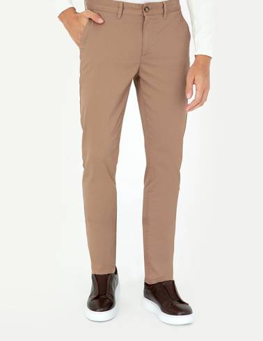 Vizon Slim Fit Basic Kanvas Pantolon