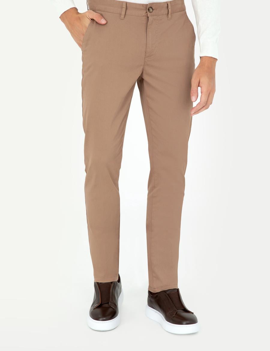 Vizon Slim Fit Basic Kanvas Pantolon