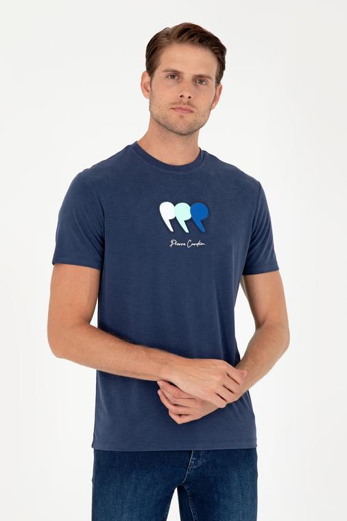 Lacivert Slim Fit Tişört