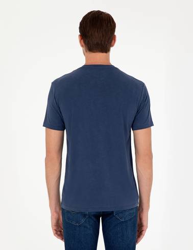 Lacivert Slim Fit Tişört