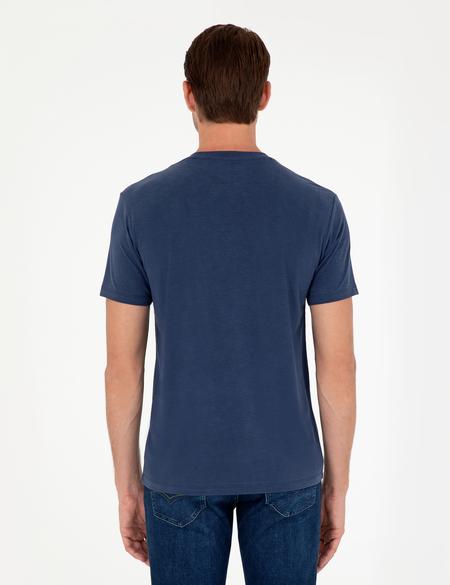 Lacivert Slim Fit Tişört - 50290643010