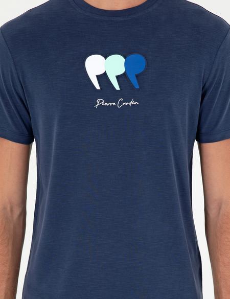 Lacivert Slim Fit Tişört - 50290643010