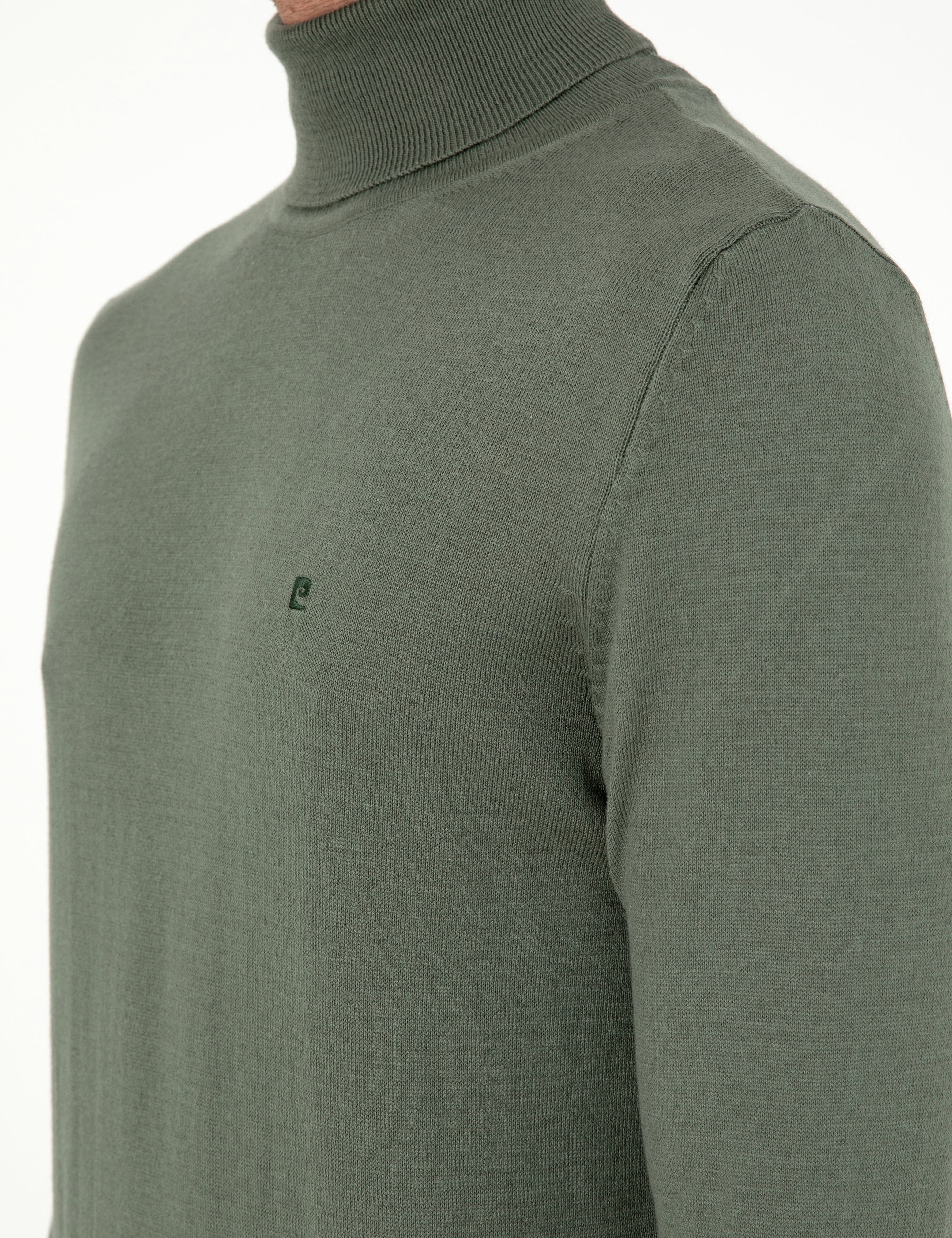 Duman Slim Fit Balıkçı Yaka Basic Triko Kazak - Image 7