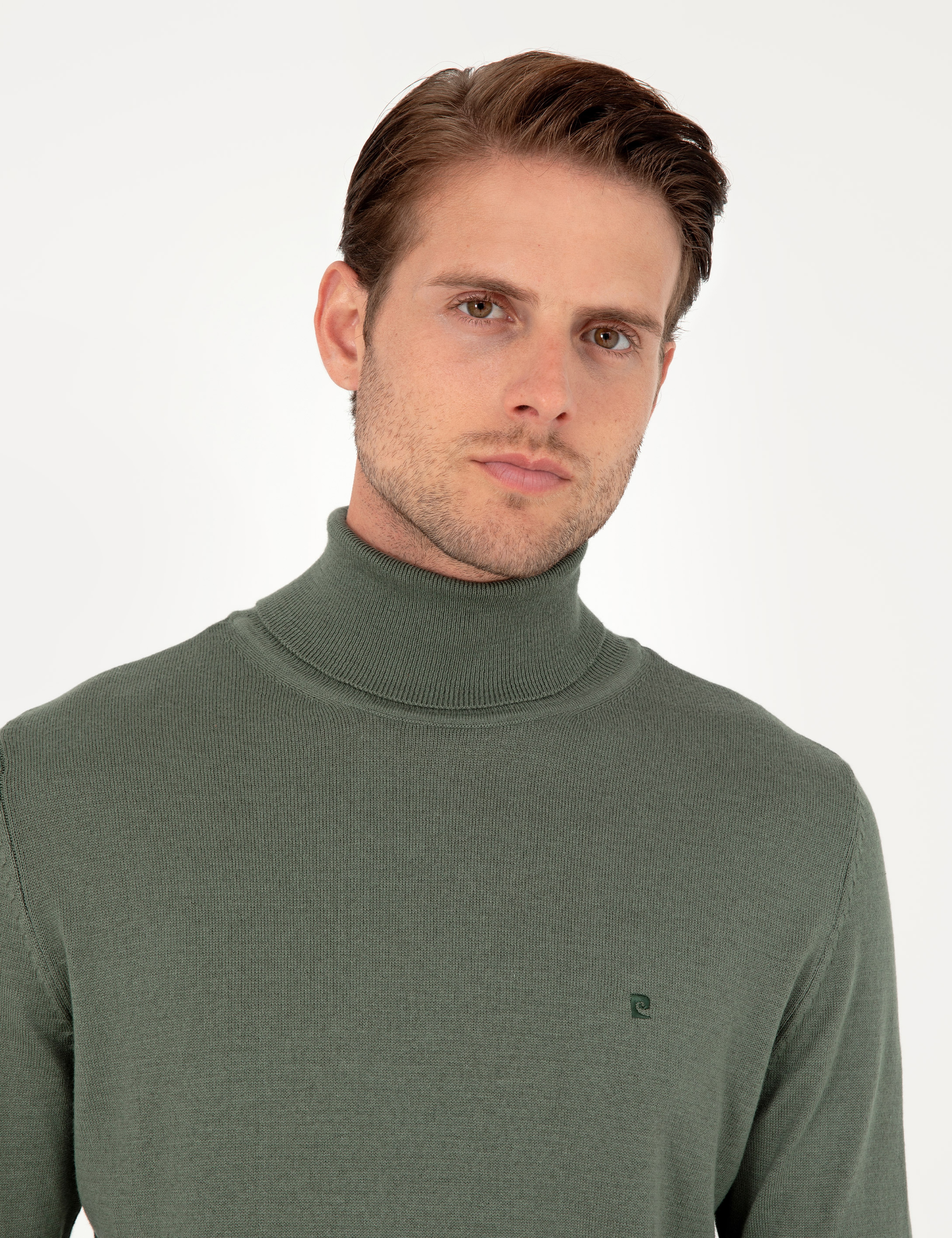Duman Slim Fit Balıkçı Yaka Basic Triko Kazak - Image 2