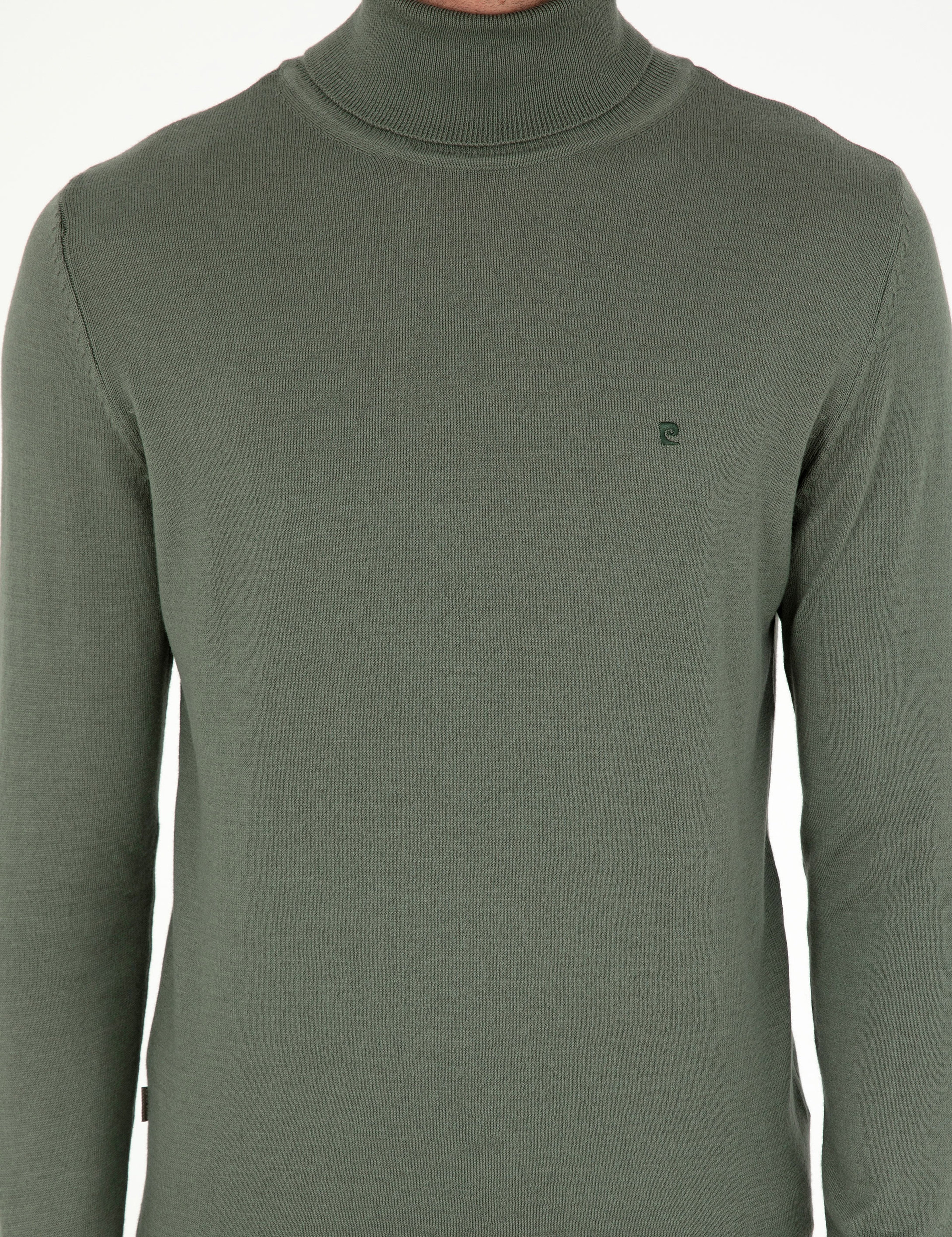 Duman Slim Fit Balıkçı Yaka Basic Triko Kazak - Image 6