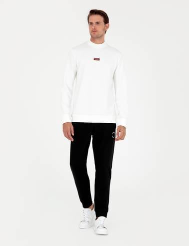 Beyaz Regular Fit Sweatshirt