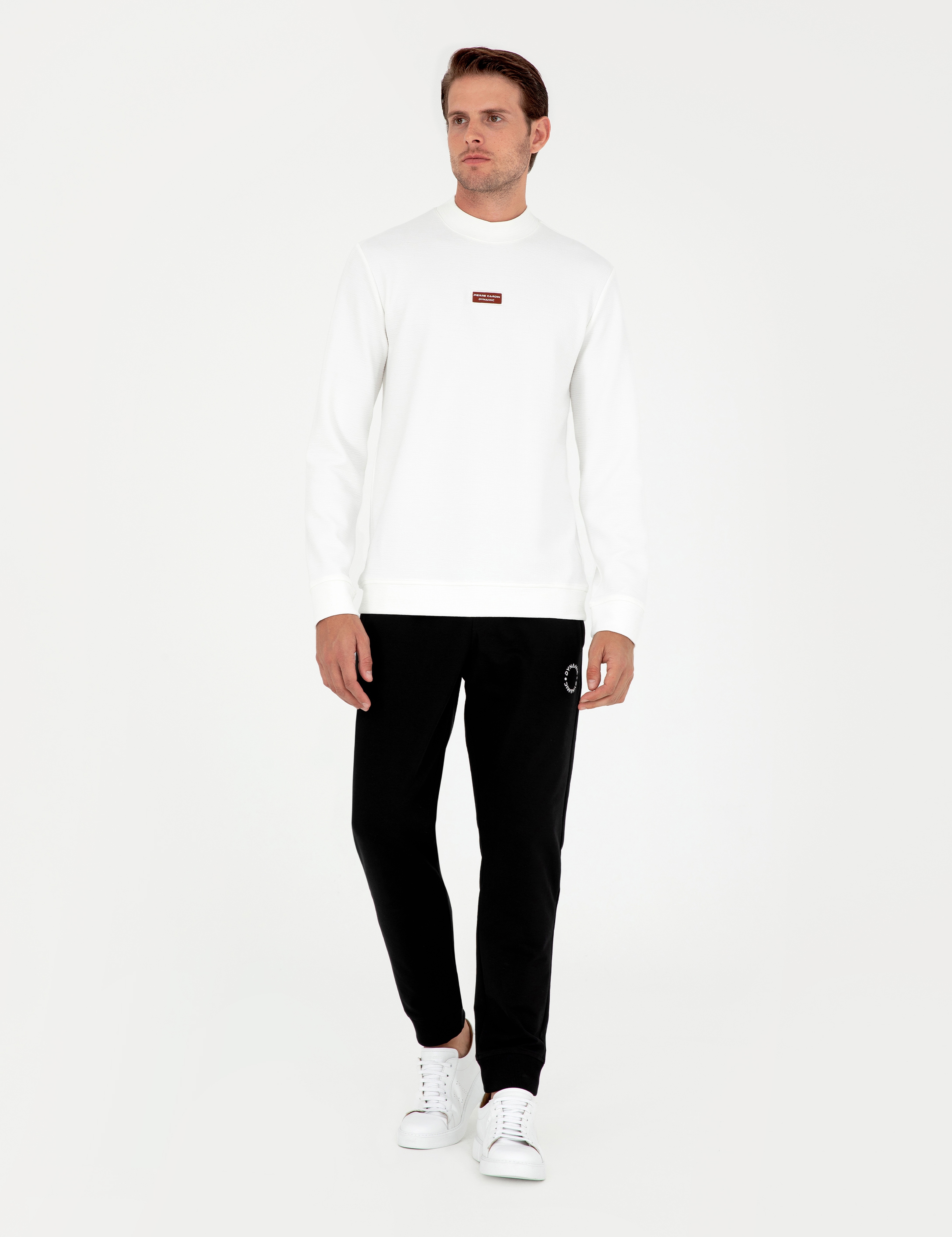 Beyaz Regular Fit Sweatshirt - Image 4
