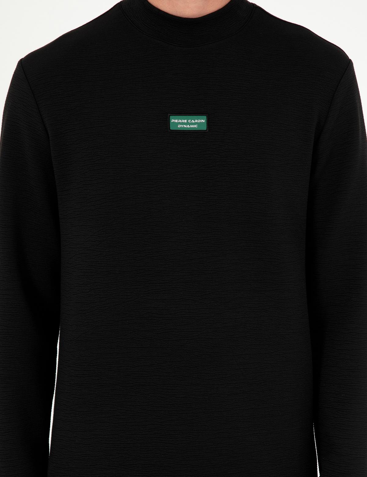 Siyah Regular Fit Sweatshirt - 50293256013