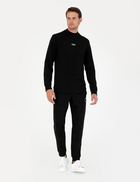 Siyah Regular Fit Sweatshirt - 50293256013
