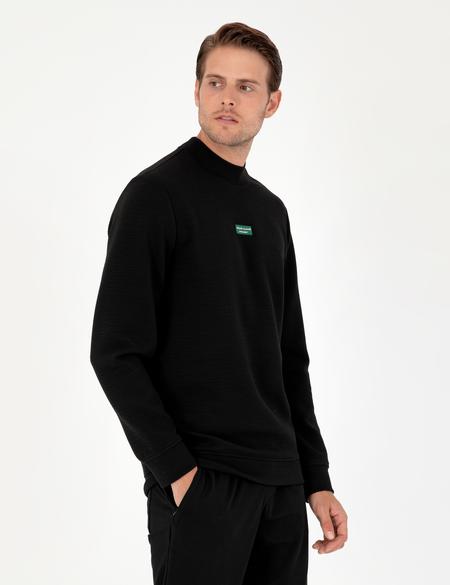 Siyah Regular Fit Sweatshirt - 50293256013