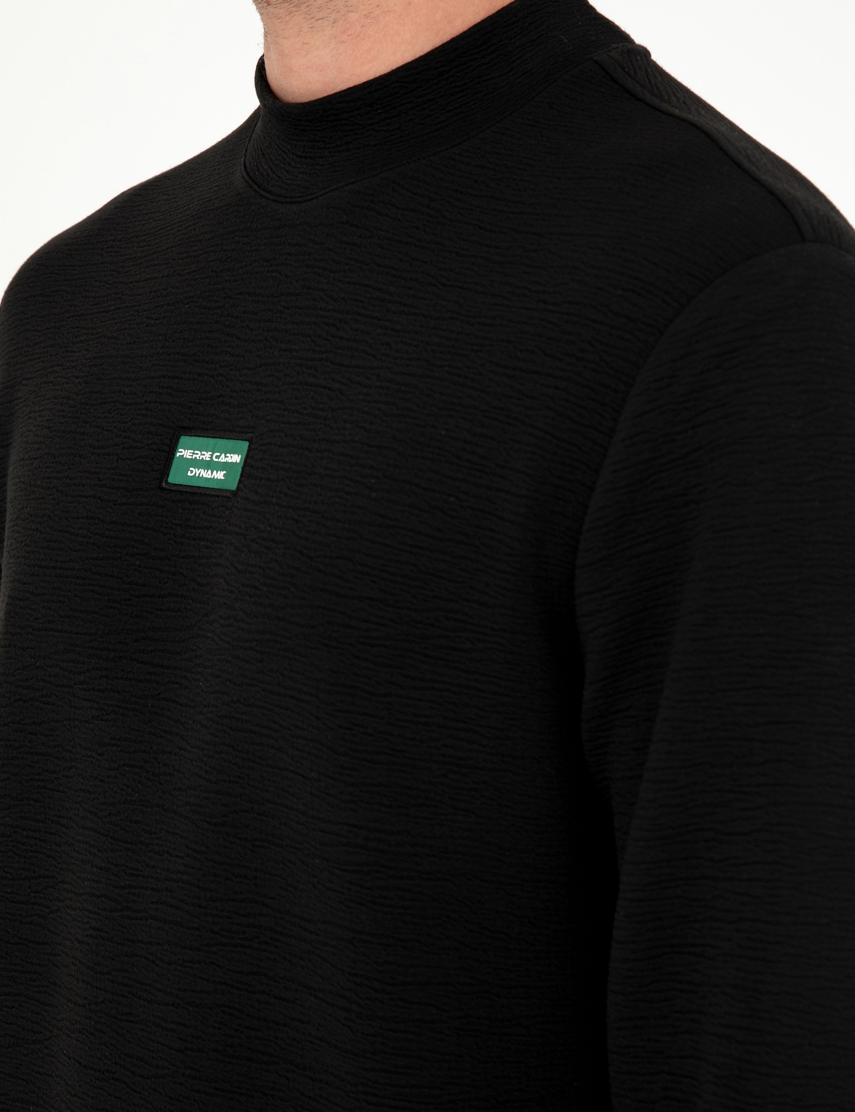 Siyah Regular Fit Sweatshirt