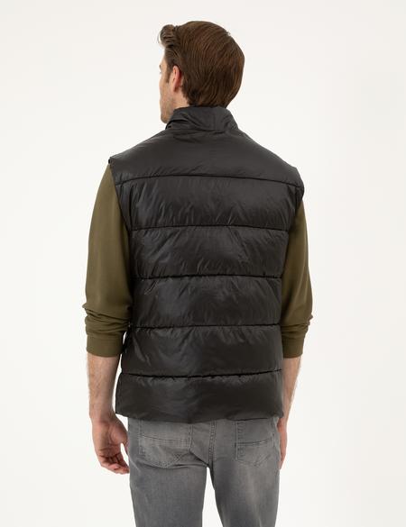 Siyah Parlak Şişme Yelek - 50295104004