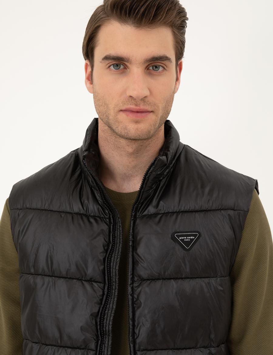 Siyah Parlak Şişme Yelek