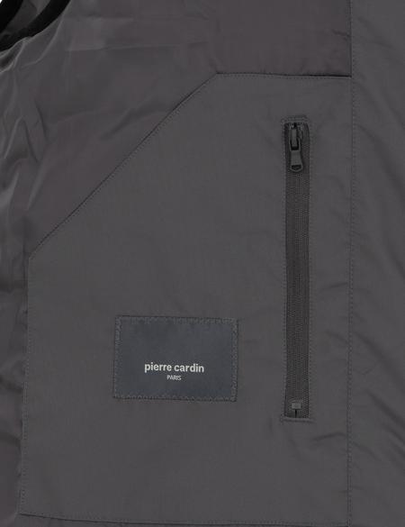 Gri Rüzgar Geçirmeyen Dolgulu Şişme Yelek - 50295113002