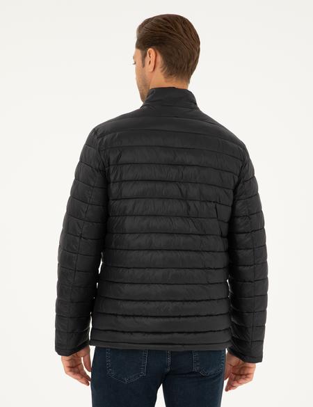 Siyah Kapitone Mont - 50295084005