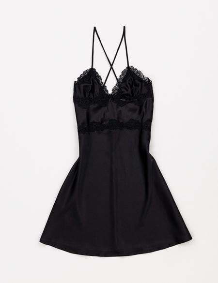 Siyah Saten 6'lı Çeyiz Seti - 50303798012